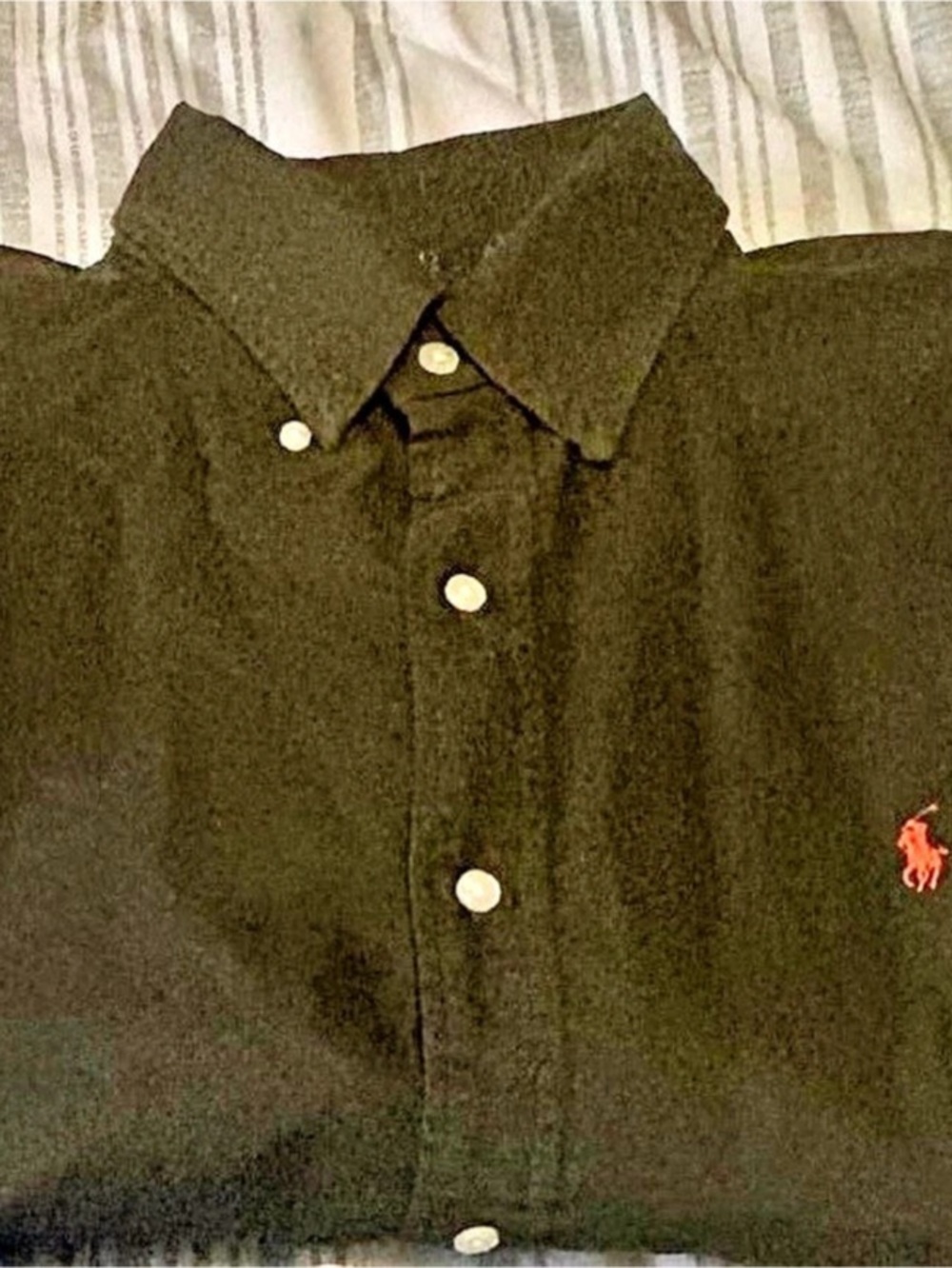 Polo Ralph Lauren Classic Fit Long Sleeve Oxford Shirt Black